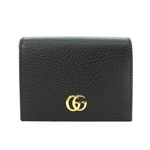 GUCCI GG Marmont Bi fold Wallet Compact Black